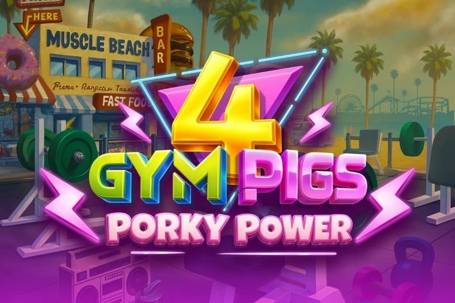 4 Gym Pigs - Porky Power slot game by Gaming Corps