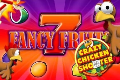 Fancy Fruits Crazy Chicken Shooter slot game by Gamomat