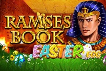 Ramses Book Easter Egg slot game by Gamomat