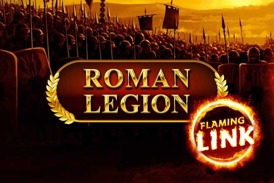 Roman Legion Flaming Link slot game by Gamomat