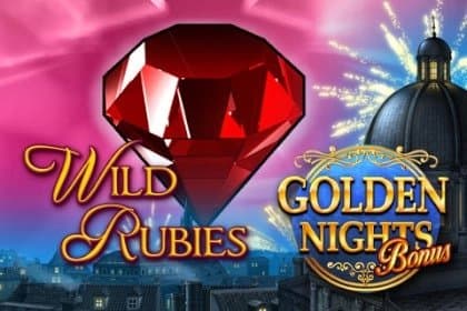 Wild Rubies Golden Nights Bonus slot game by Gamomat
