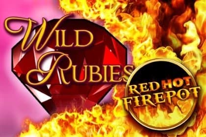 Wild Rubies Red Hot Firepot slot game by Gamomat