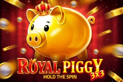 3x3 Royal Piggy: Hold The Spin slot game by Gamzix