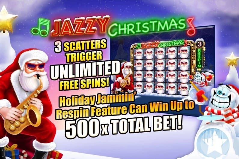 Jazzy Christmas slot game by Genesis Gaming