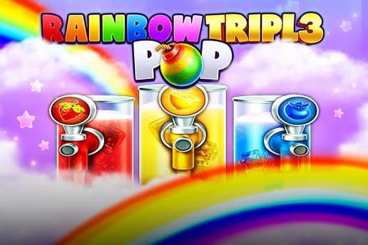 Rainbow Triple Pop slot game by GMW