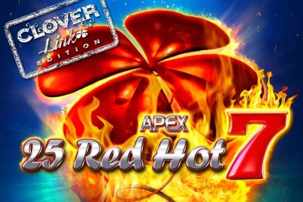25 Red Hot 7 Clover Link slot game by Greentube