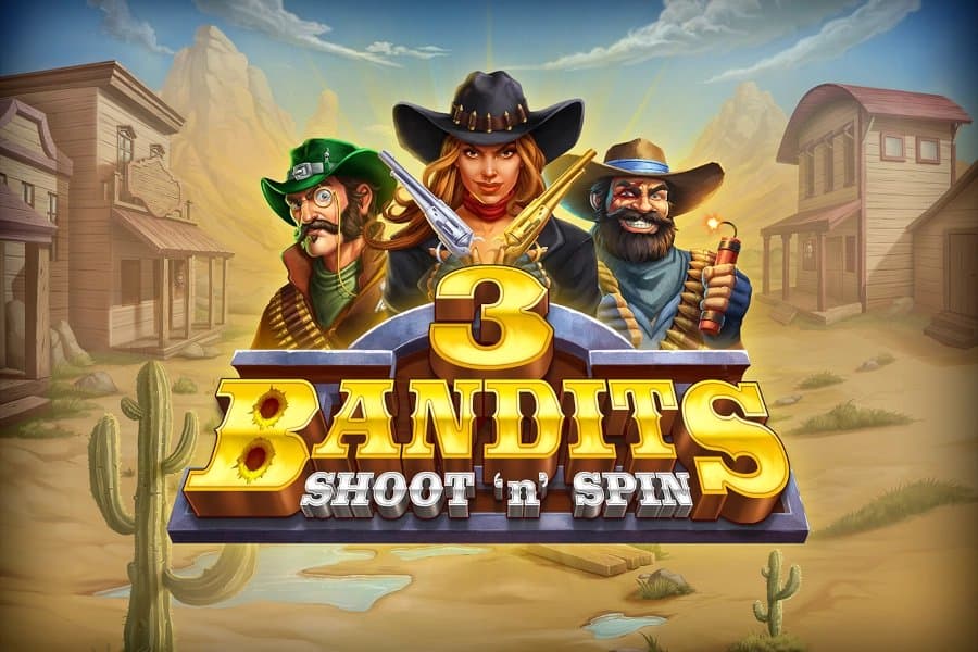 3 Bandits: Shoot 'n' Spin slot game by Greentube