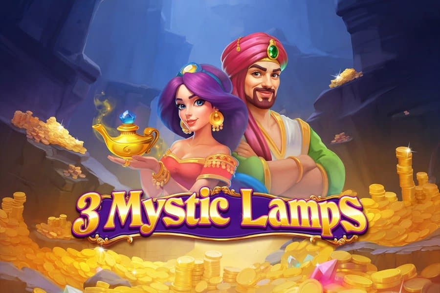 3 Mystic Lamps slot game by Greentube