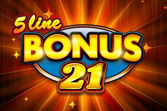 5-Line Bonus 21 slot game by Greentube