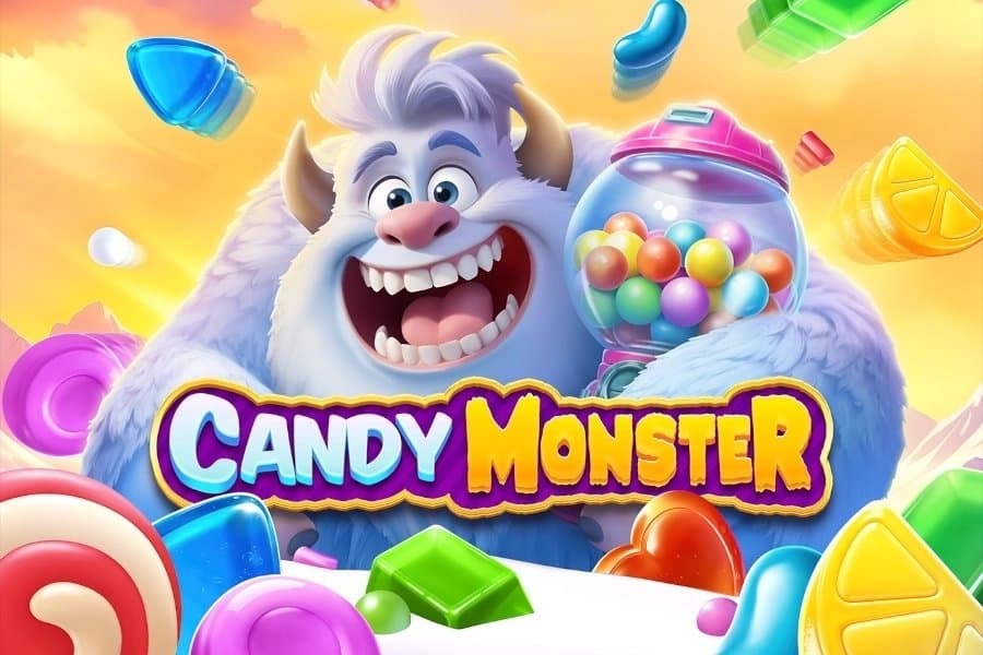 Candy Monster slot game by Greentube