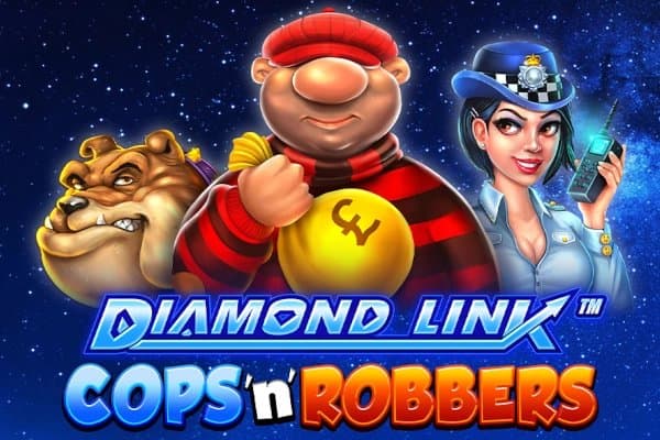 Diamond Link Cops 'n' Robbers slot game by Greentube