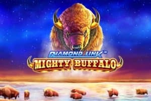 Diamond Link Mighty Buffalo slot game by Greentube