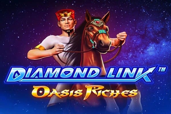 Diamond Link: Oasis Riches slot game by Greentube