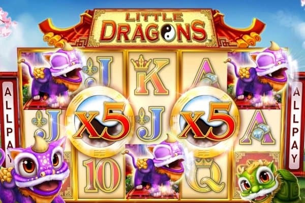 Little Dragons slot game by Greentube