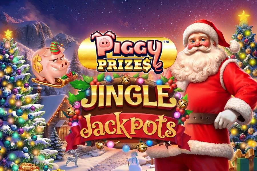 Piggy Prizes Jingle Jackpots slot game by Greentube
