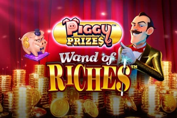 Piggy Prizes Wand of Riches slot game by Greentube