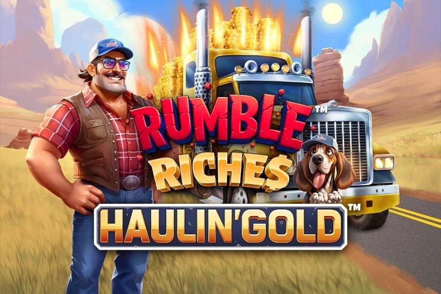 Rumble Riches - Haulin' Gold slot game by Greentube