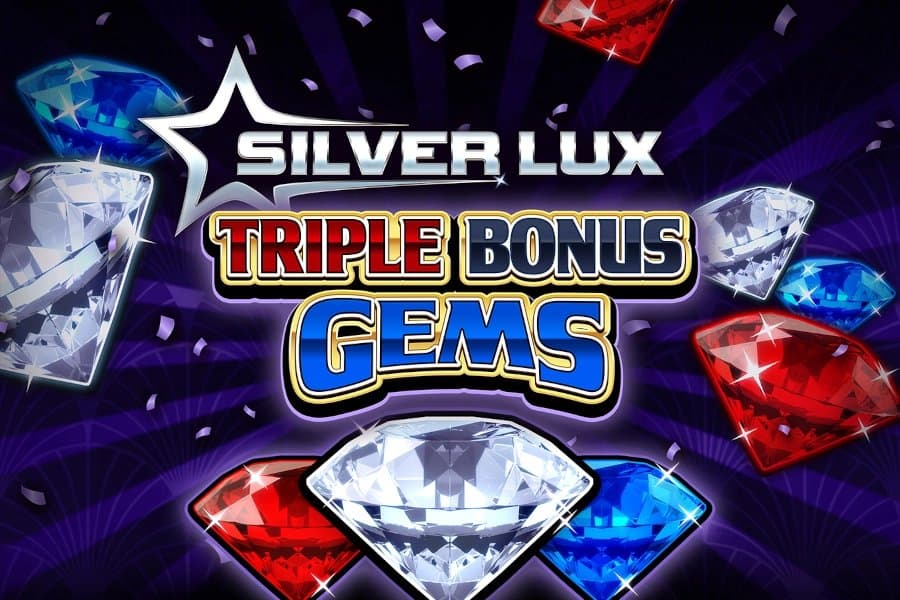Silver Lux Triple Bonus Gems slot game by Greentube