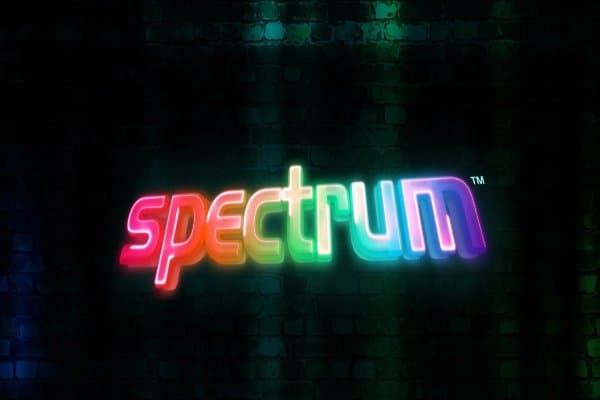 Spectrum slot game by Greentube
