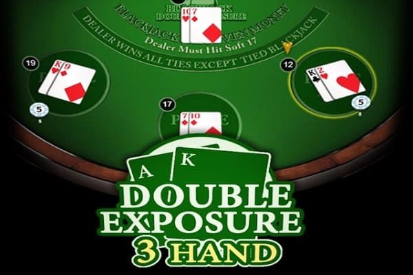 Blackjack Double Exposure 3 Hand slot game by Habanero