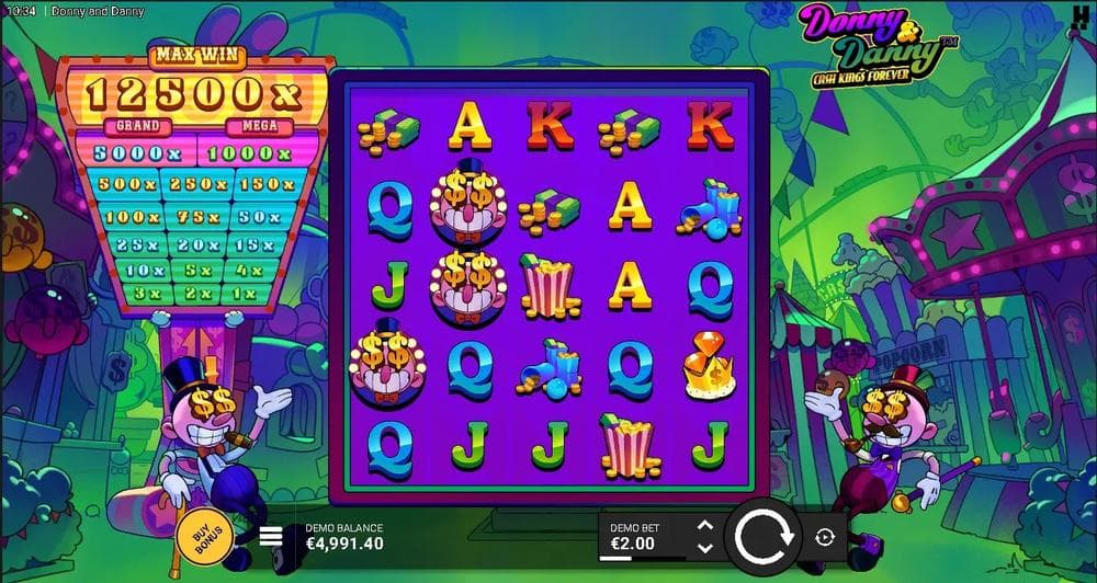 Donny And Danny slot game by Hacksaw Gaming