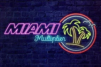 Miami Multiplier slot game by Hacksaw Gaming