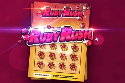 Ruby Rush slot game by Hacksaw Gaming