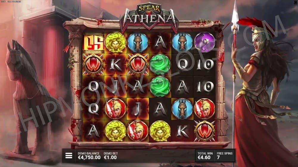 Spear of Athena slot game by Hacksaw Gaming