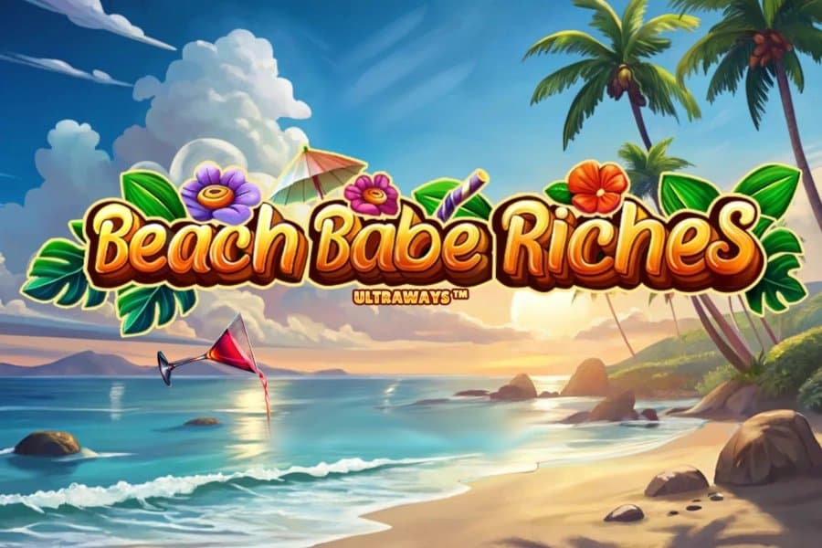 Beach Babe Riches slot game by HeronBYTE