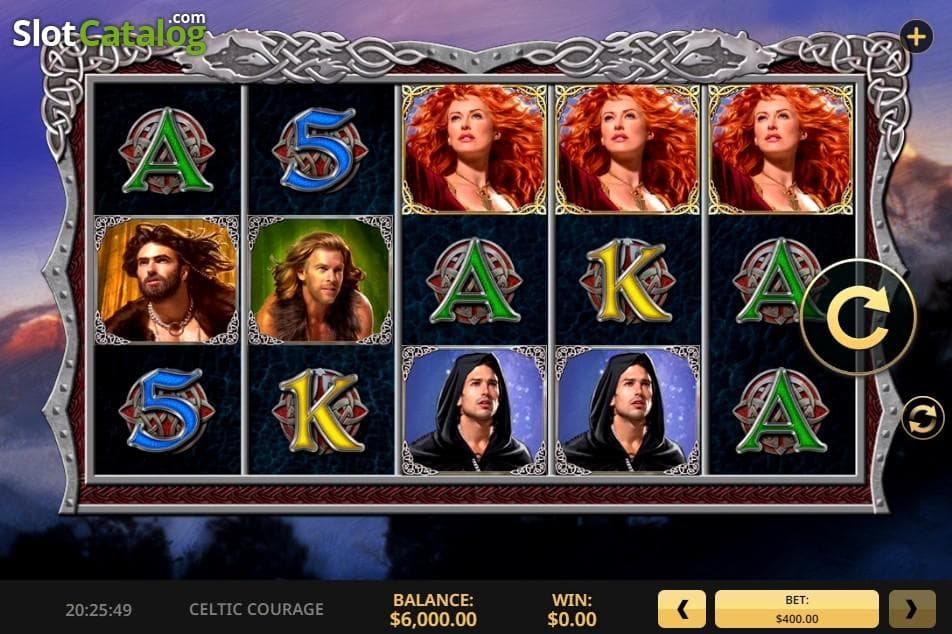 Celtic Courage slot game by High 5 Games