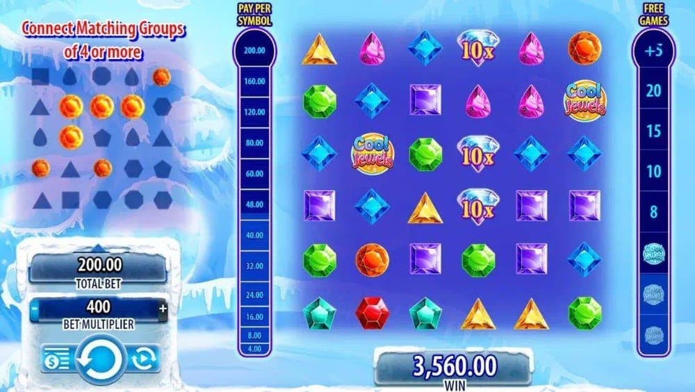 Cool Jewels slot game by High 5 Games