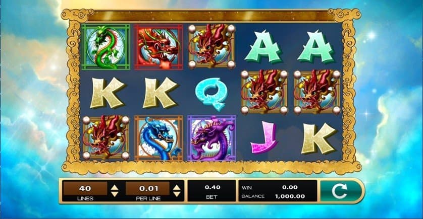 Dazzling Dragons slot game by High 5 Games