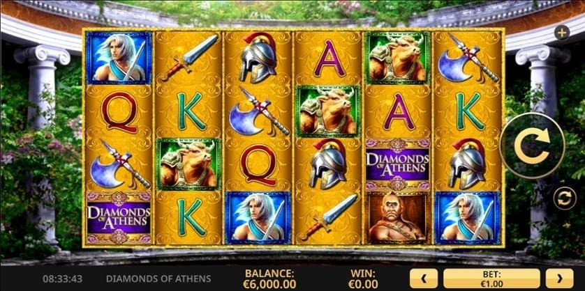 Diamonds of Athens slot game by High 5 Games