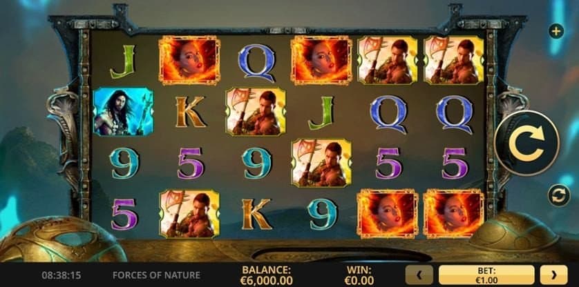 Forces of Nature slot game by High 5 Games