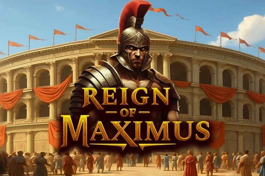 Reign of Maximus slot game by HungryBear