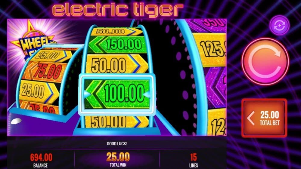 Electric Tiger slot game by IGT