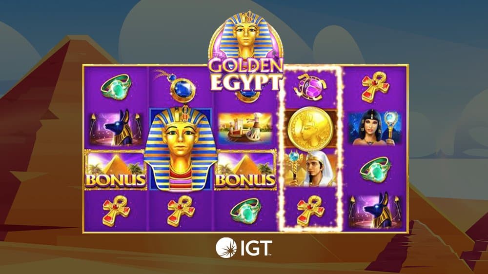 Golden Egypt slot game by IGT