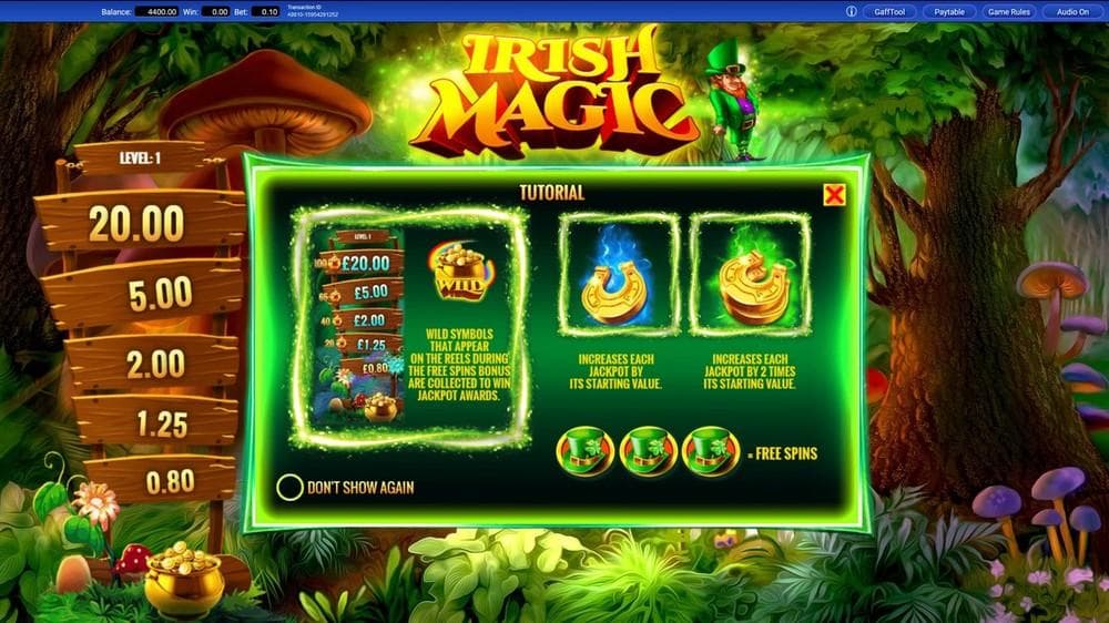 Irish Magic slot game by IGT