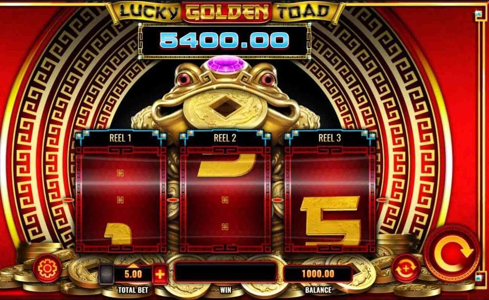 Lucky Golden Toad slot game by IGT