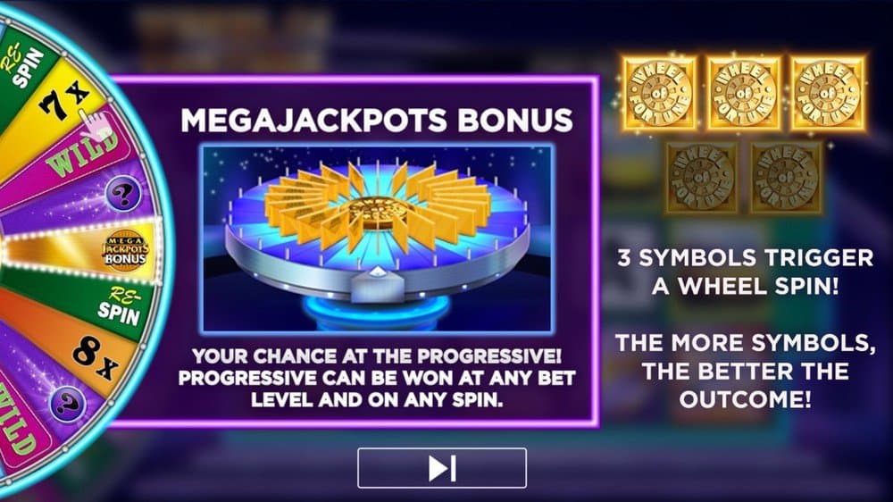 MegaJackpots Wheel of Fortune On Air slot game by IGT