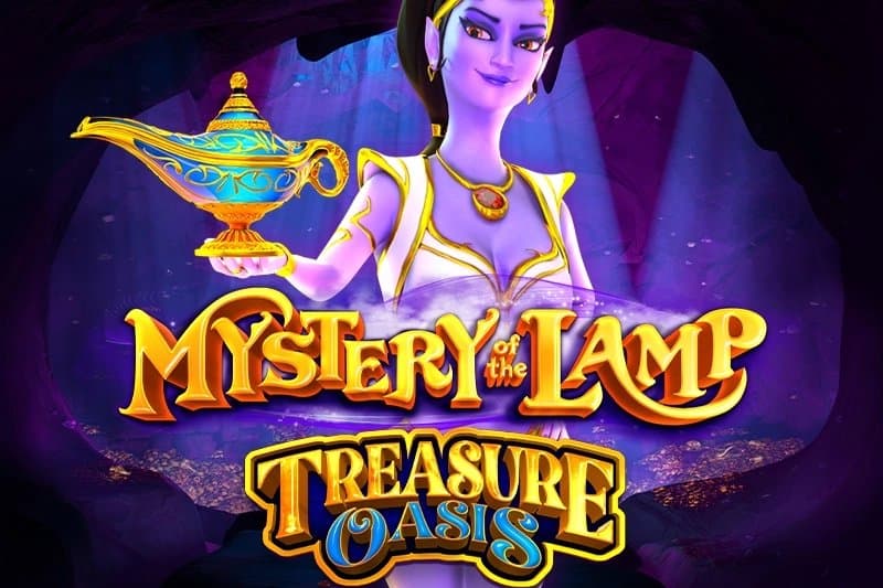 Mystery of the Lamp Treasure Oasis slot game by IGT