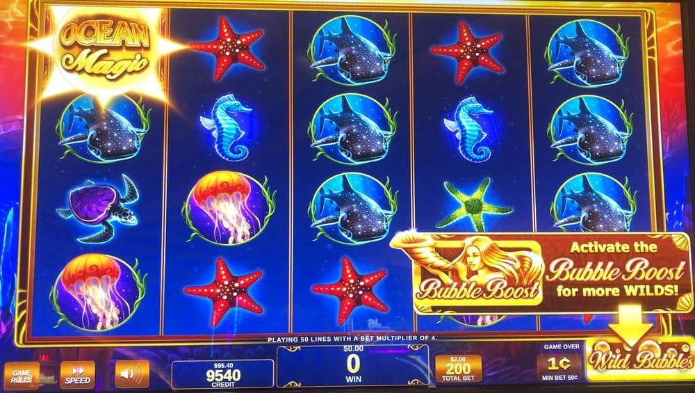 Ocean Magic slot game by IGT