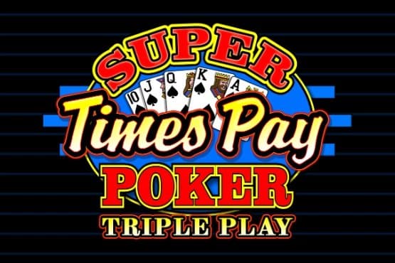 Super Times Pay Triple Play Poker slot game by IGT