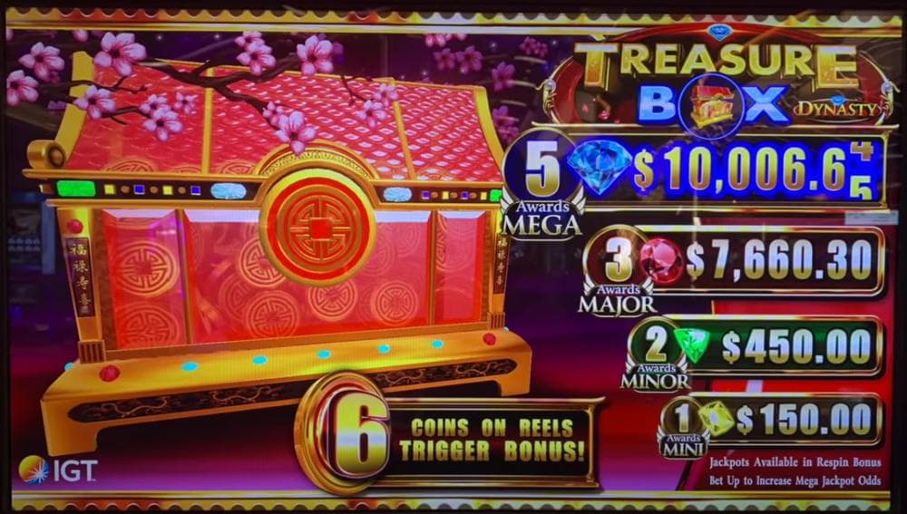 Treasure Box Dynasty slot game by IGT