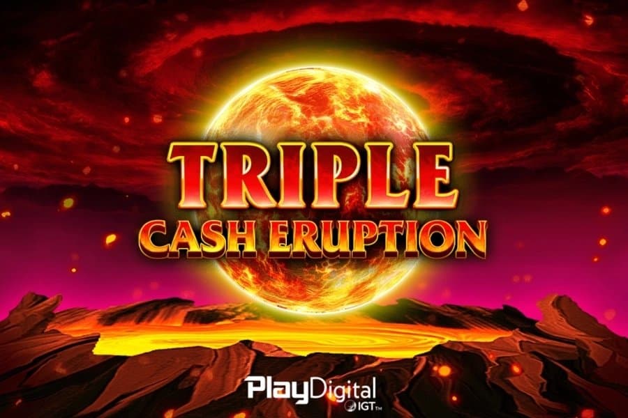 Triple Cash Eruption slot game by IGT