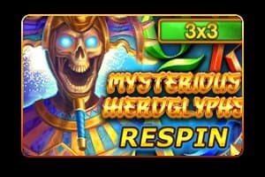 Mysterious Hieroglyphs Respin slot game by InBet Games