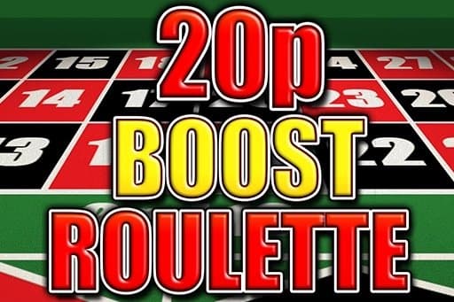 20p Boost Roulette slot game by Inspired Gaming