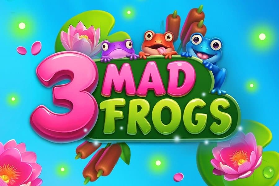 3 Mad Frogs slot game by Iron Dog Studio