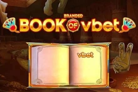 Book of Vbet slot game by Iron Dog Studio