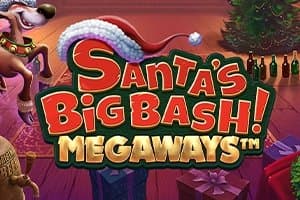 Santa's Big Bash Megaways slot game by Iron Dog Studio